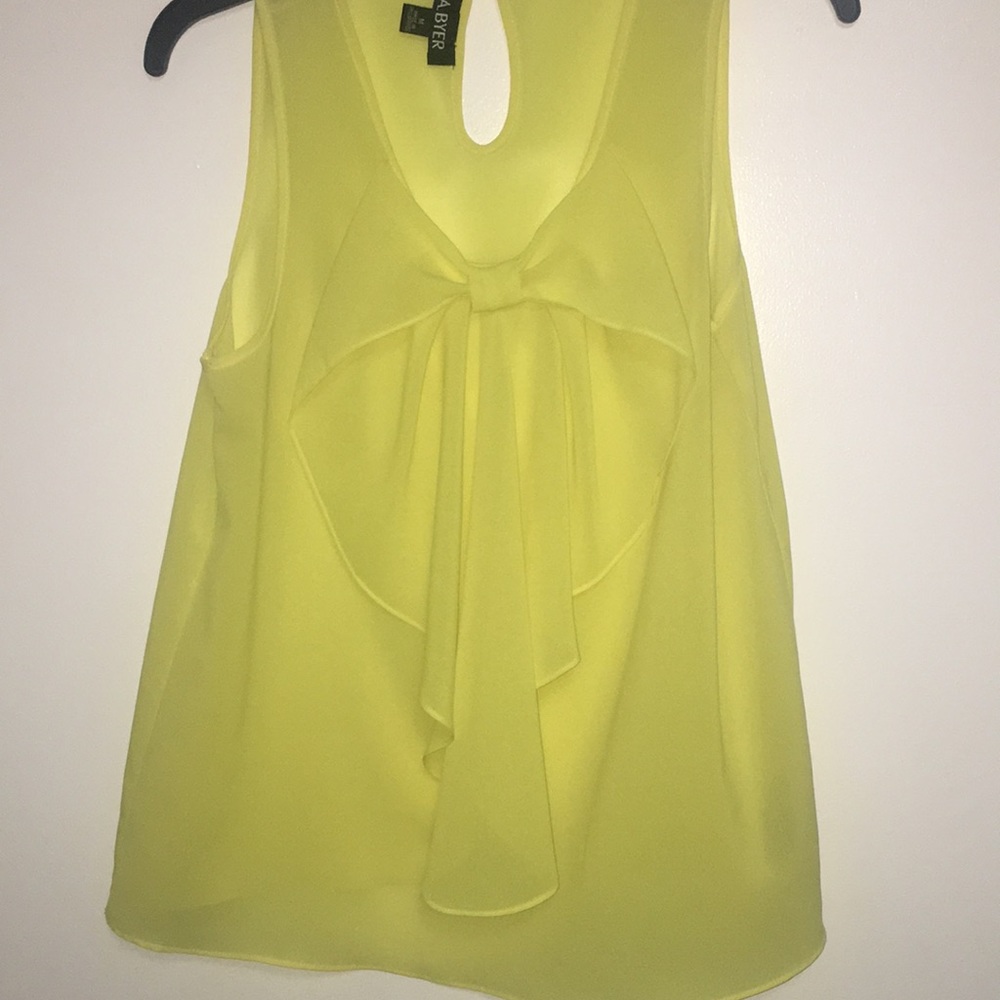 Yellow summer top